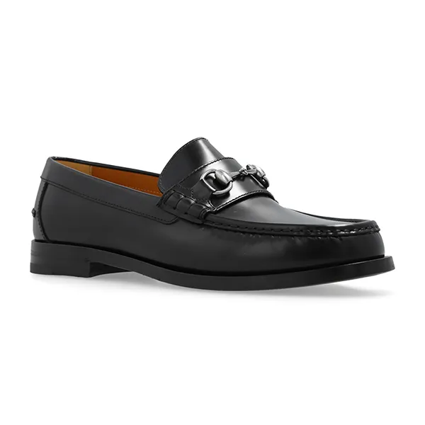 Giày Lười Nam Gucci Horsebit Loafer 776660 17X00 1000 Màu Đen Size 41