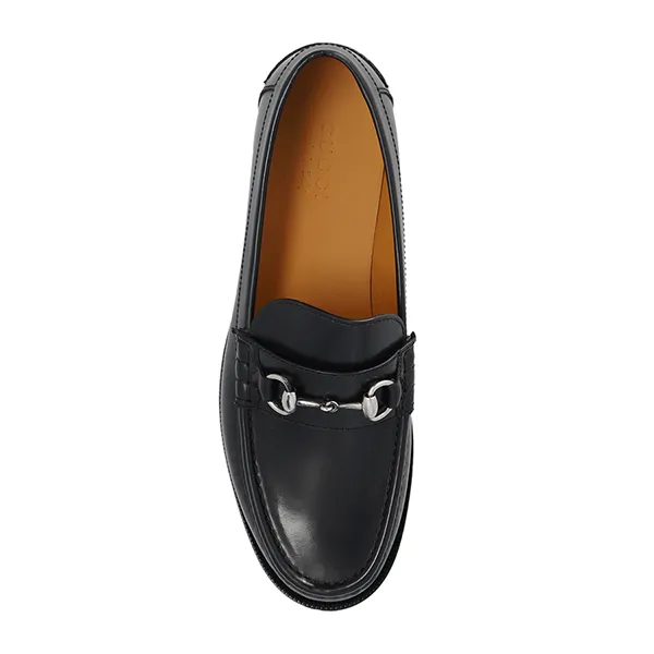 Giày Lười Nam Gucci Horsebit Loafer 776660 17X00 1000 Màu Đen Size 41