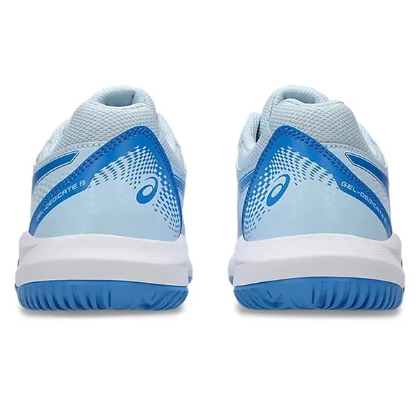 Giày Pickleball/Tennis Asics Gel Dedicate 8 Light Blue Blue Coast 1042A237-401 Màu Xanh Pastel Size 36