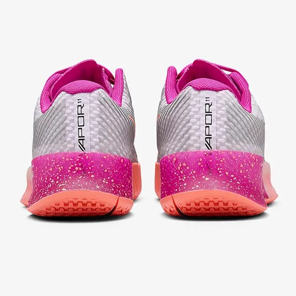 Giày Pickleball/Tennis Nữ Nike Women's Court Vapor 11 HC Premium Hard Court Tennis Shoes FQ7266-500 Màu Hồng Trắng Size 39