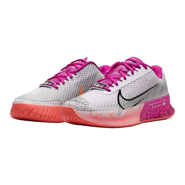 Giày Pickleball/Tennis Nữ Nike Women's Court Vapor 11 HC Premium Hard Court Tennis Shoes FQ7266-500 Màu Hồng Trắng Size 39