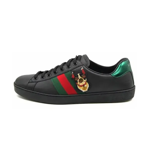Giày Sneaker Gucci Ace Year of the Dog Black 501907-DOPE0-1061 Màu Đen Size 39
