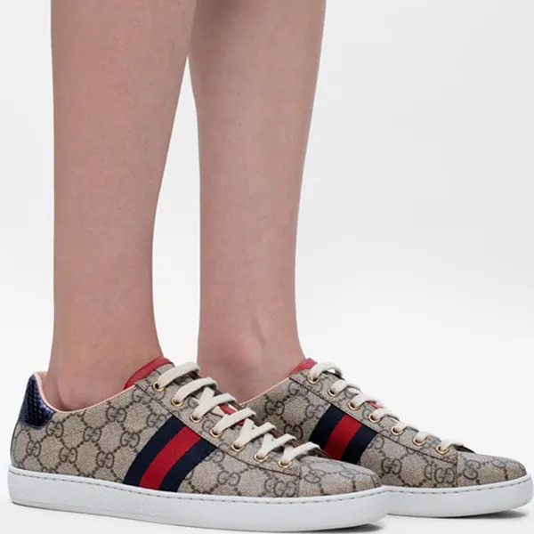 Giày Sneaker Gucci Wmns GG Supreme Beige 499410-96G50-9768 Màu Be Size 35.5