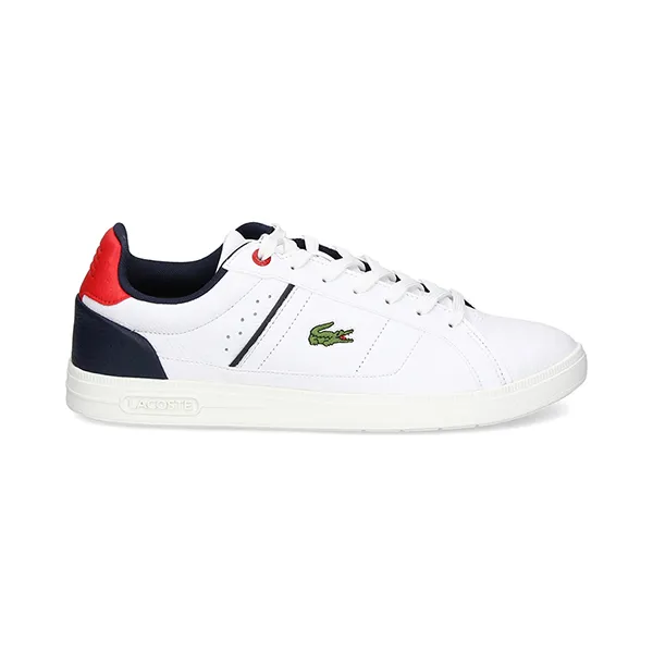 Giày Sneaker Nam Lacoste Men's 042 WHT/NVY 45SMA0095 Màu Trắng Size 7