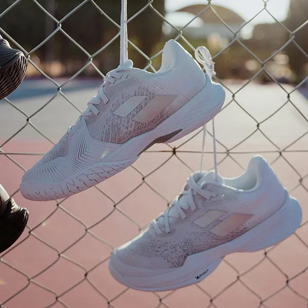 Giày Tennis/Pickleball Babolat Jet Mach 3 All Court ‘White Grey’ 3A1S25B630-1072 Màu Xám Trắng Size 36.5