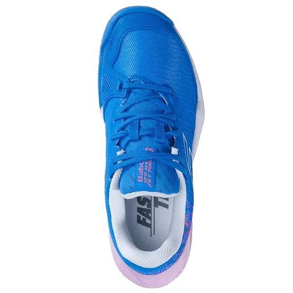 Giày Tennis/Pickleball Nữ Babolat Jet Mach 3 All Court Junior Màu Xanh Blue Size 36.5