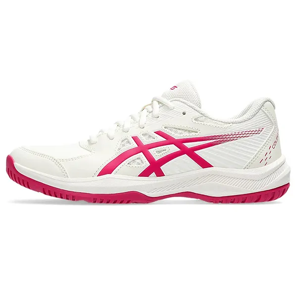 Giày Tennis/Pickleball Nữ Asics Court Slide 4 Cream Bright Rose 1042A283-101 Màu Trắng Size 35.5