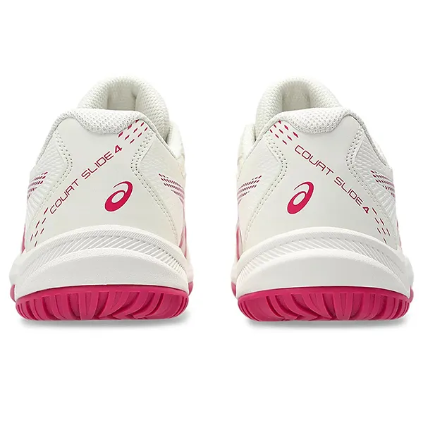 Giày Tennis/Pickleball Nữ Asics Court Slide 4 Cream Bright Rose 1042A283-101 Màu Trắng Size 35.5