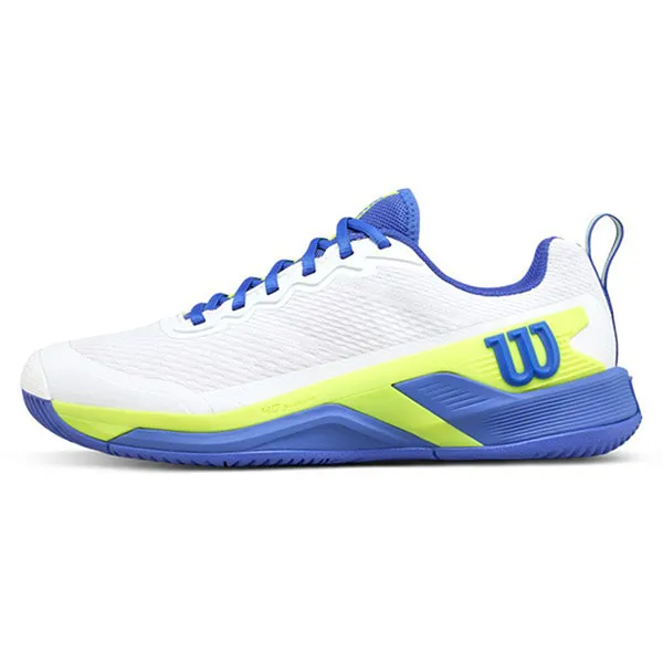 Giày Tennis/pickleball Nam Wilson Rush Pro 4.5 White Blue Yellow WRS336680 Màu Trắng Size 40