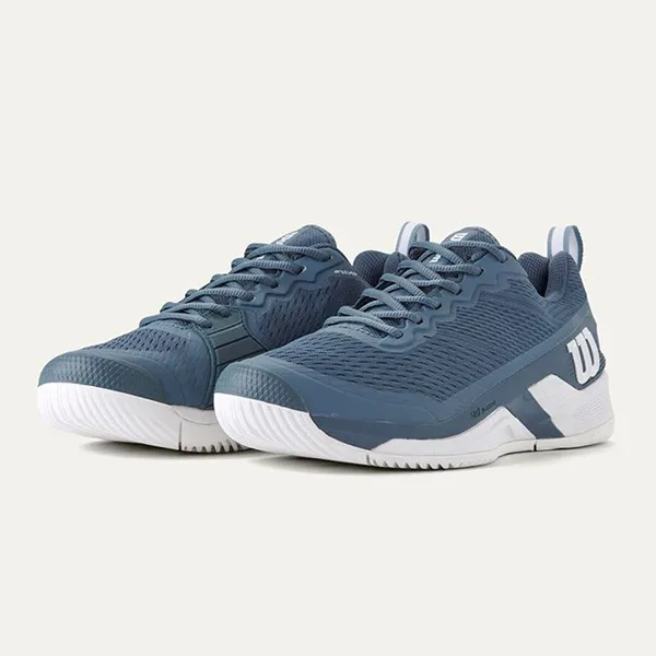 Giày Tennis/pickleball Nam Wilson Rush Pro 4.5 WRS334710U070 Màu Xanh Blue Size 40.5