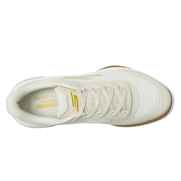 Giày Tennis/Pickleball Nữ Skechers Viper Court Pro 172069 OFW Màu Trắng Kem Size 37.5