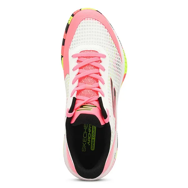 Giày Tennis/Pickleball Nữ Skechers Viper Court Pro 172069C-WMLT Màu Hồng Size 41