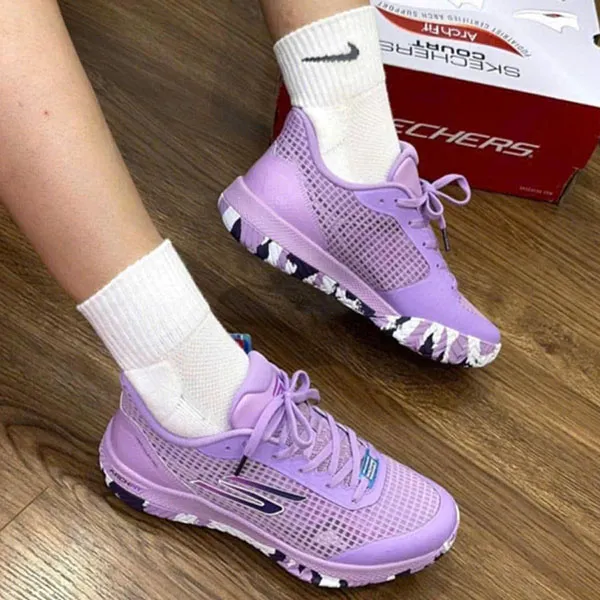 Giày Tennis/Pickleball Skechers Viper Court Pro 172069C-LAV Màu Tím Size 36