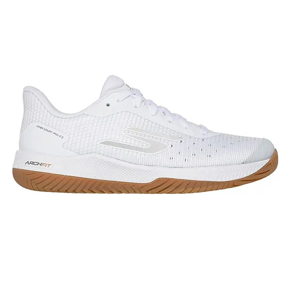 Giày Tennis/Pickleball Nữ Skechers Viper Court Pro 2.0 172109W WHT Màu Trắng Size 36
