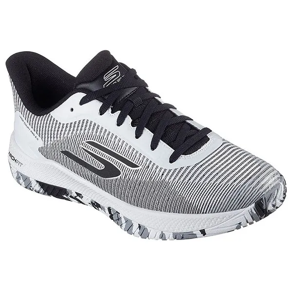Giày Tennis/Pickleball Skechers Viper Court Pro 2.0 ‘White’ 246109-WBK Màu Trắng Đen Size 39.5