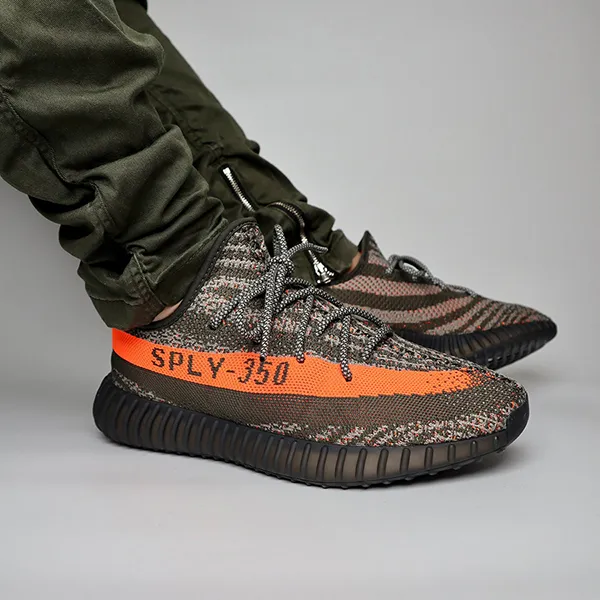 Giày Thể Thao Adidas Yeezy Boost 350 V2 Carbon Beluga Shoes HQ7045 Màu Xám Đen Size 40