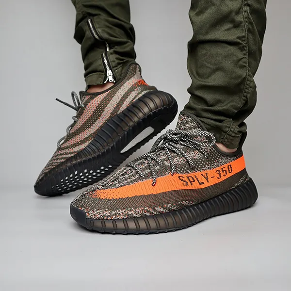 Giày Thể Thao Adidas Yeezy Boost 350 V2 Carbon Beluga Shoes HQ7045 Màu Xám Đen Size 40