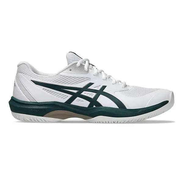 Giày Thể Thao Nam Asics White Saxon Green All Court Shoes 1041A489-100 Màu Trắng Phối Xanh Green Size 39.5