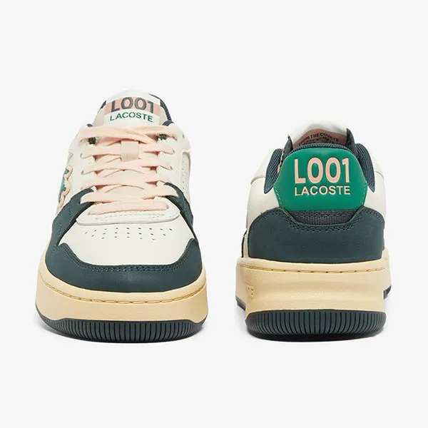 Giày Thể Thao Lacoste L001 Set Leather Sneakers 49SFA0088 1Y5 Màu Trắng Phối Xanh Size 39.5
