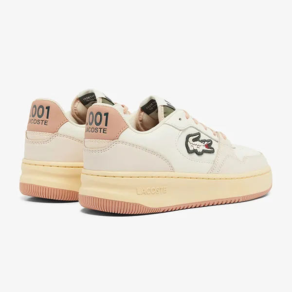Giày Thể Thao Lacoste L001 Set Leather Sneakers 49SFA0088 UH1 Màu Trắng Hồng Size 39.5
