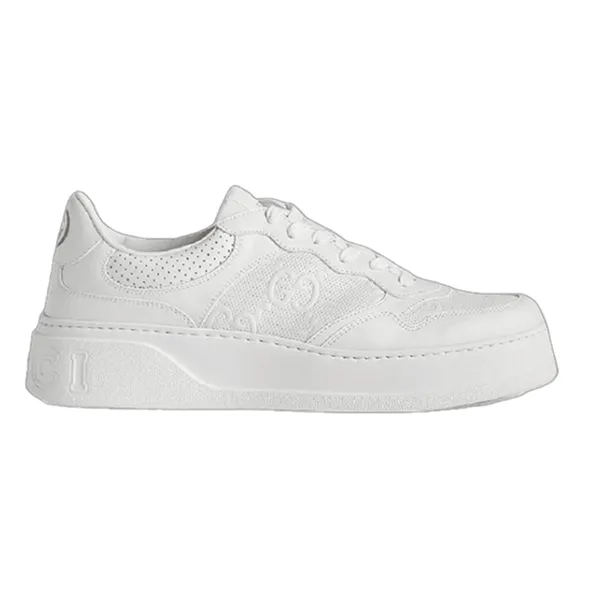 Giày Thể Thao Nam Gucci GG Embossed Sneaker White 669582 1XL10 9014 Màu Trắng Size 41