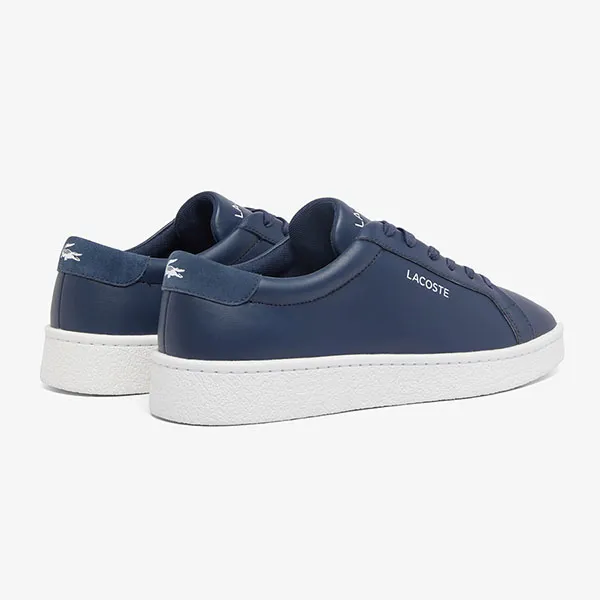 Giày Thể Thao Nam Lacoste Courtderby Leather Sneakers 49CMA0043 092 Màu Xanh Navy Size 39.5