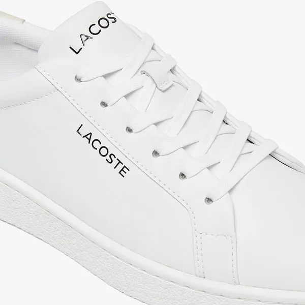 Giày Thể Thao Nam Lacoste Courtderby Leather Sneakers 49CMA0043 21G Màu Trắng Size 40