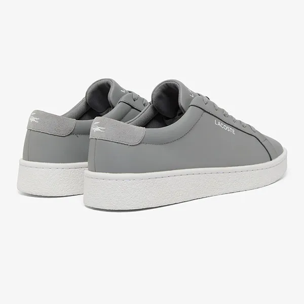 Giày Thể Thao Nam Lacoste Courtderby Leather Sneakers 49CMA0043 25Y Màu Xám Size 39.5