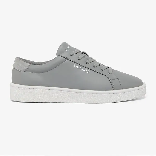 Giày Thể Thao Nam Lacoste Courtderby Leather Sneakers 49CMA0043 25Y Màu Xám Size 39.5