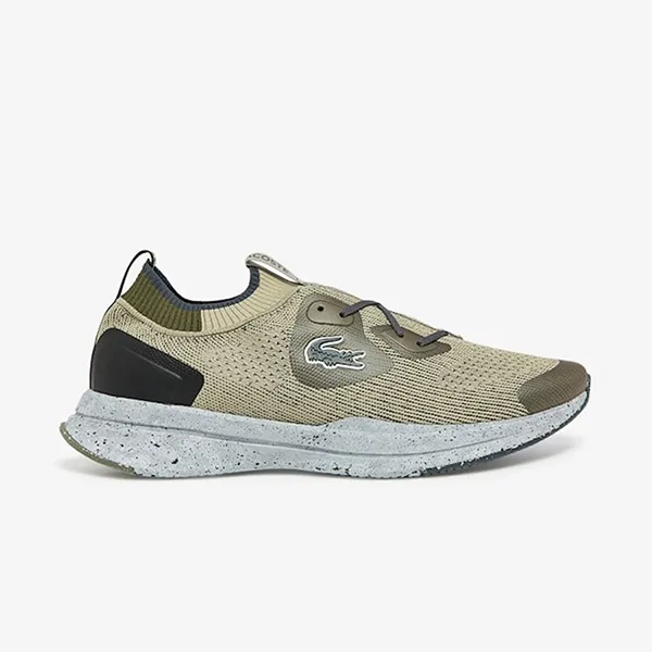 Giày Thể Thao Nam Lacoste Run Spin Eco 43SMA0016 Màu Be