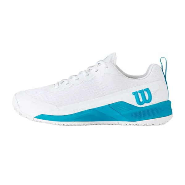 Giày Thể Thao Nam Wilson Rush Pro 4.5 Omni Court WRS337120 Màu Trắng Xanh Size 41