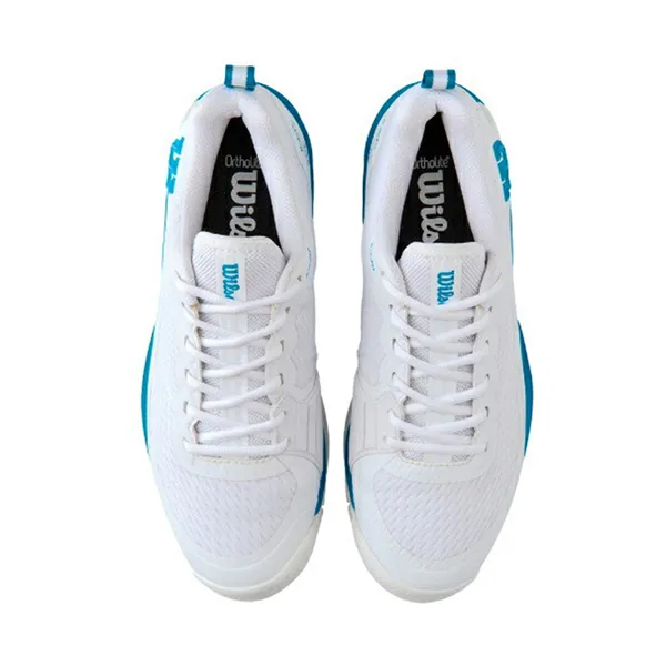 Giày Thể Thao Nam Wilson Rush Pro 4.5 Omni Court WRS337120 Màu Trắng Xanh Size 41