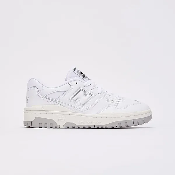Giày Thể Thao New Balance 550 White Grey (GS) GSB550PB Màu Xám Trắng Size 38.5