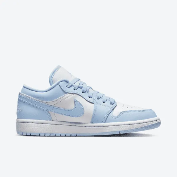 Giày Thể Thao Nike Air Jordan 1 Low ‘Aluminum’ DC0774-141 Màu Trắng Phối Xanh Size 37.5