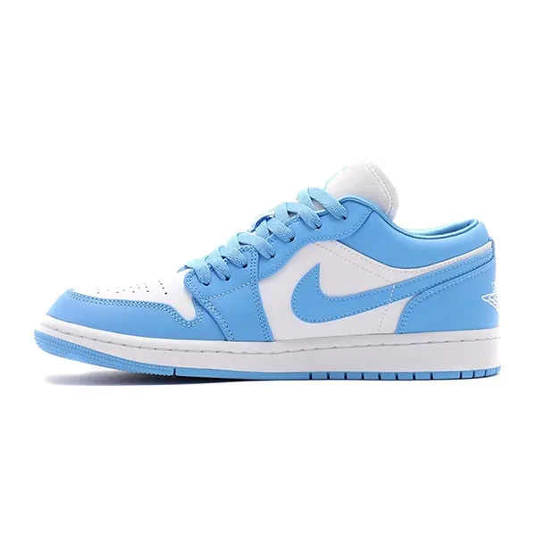 Giày Thể Thao Nike Air Jordan 1 Low UNC AO9944 441 Màu Trắng Phối Xanh Size 37.5