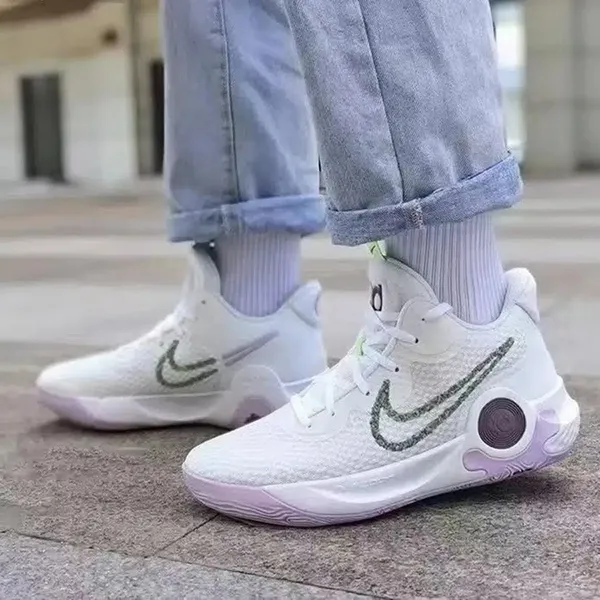 Giày Thể Thao Nike KD Trey 5 IX EP ‘White Lime Light Purple’ DJ6922-100 Màu Trắng Size 40