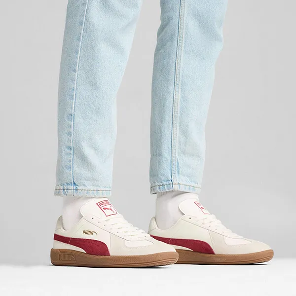 Giày Thể Thao Puma Army Trainer 386607-18 Màu Kem/Đỏ Size 35.5