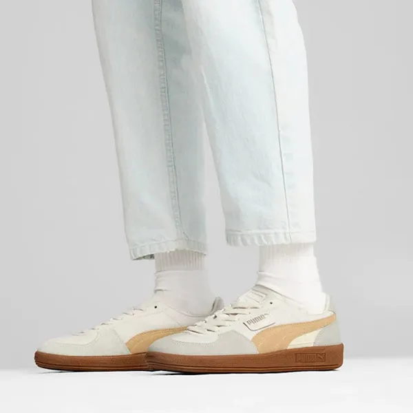 Giày Thể Thao Puma Palermo Leather 396464-13 Màu Kem Size 35.5