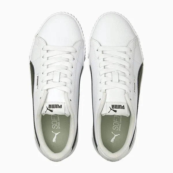 Giày Thể Thao Puma WMNS Carina Crew White Black 374903-05 Màu Trắng Size 36