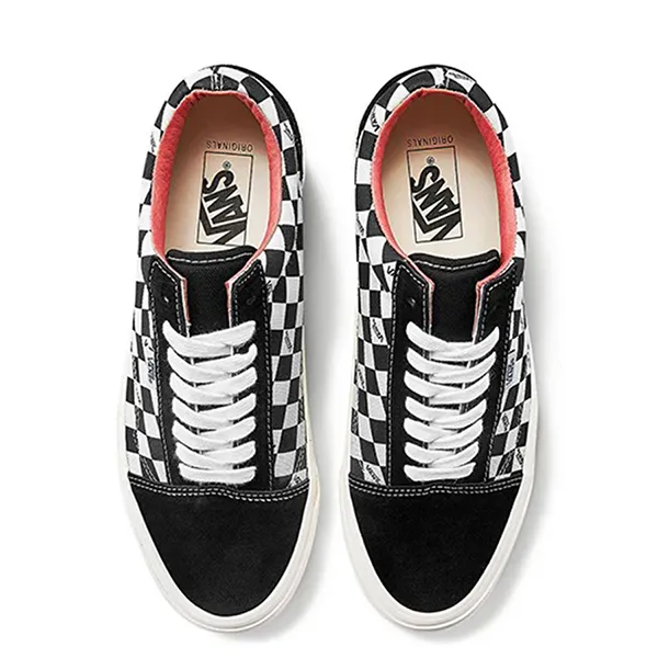 Giày Thể Thao Vans Old School NS Checkerboard VN0A4UUT20Y Màu Đen/Trắng Size 40.5