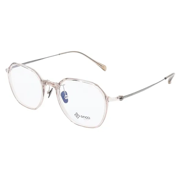 Gọng Kính Unisex Ancci AC34605 C8 Màu Nâu Nhạt