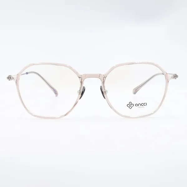 Gọng Kính Unisex Ancci AC34605 C8 Màu Nâu Nhạt