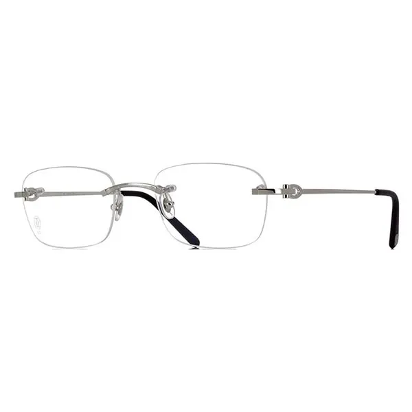 Gọng Kính Unisex Cartier CT0050O 002 Silver Màu Bạc