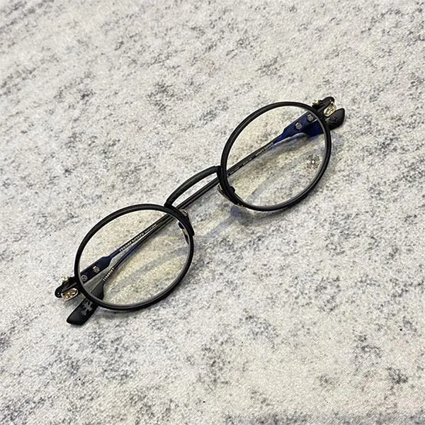 Gọng Kính Chrome Hearts Matte Black 18KGP Eyeglasses Màu Xám