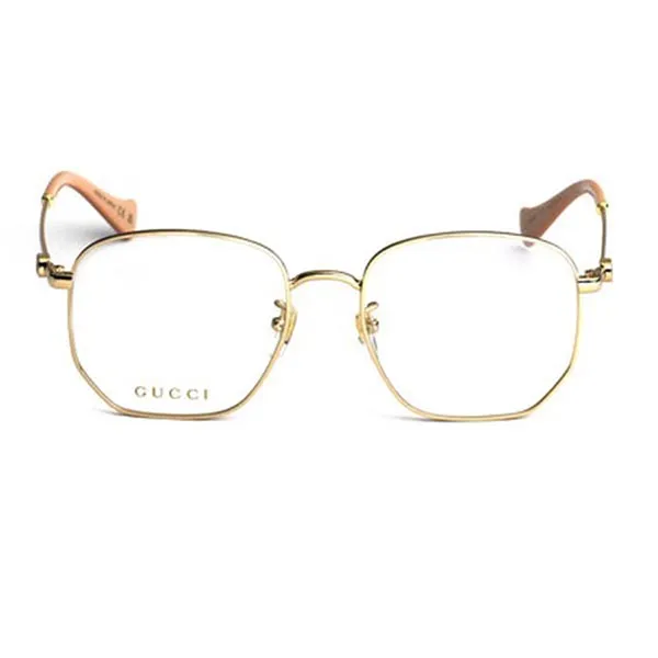 Gọng Kính Gucci Metal Eyeglasses GG1420OK 003 Màu Vàng Gold