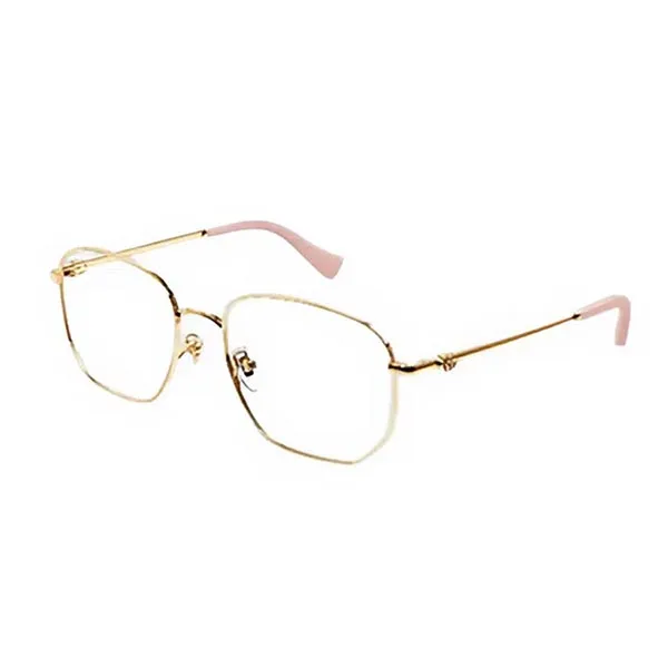 Gọng Kính Gucci Metal Eyeglasses GG1420OK 003 Màu Vàng Gold