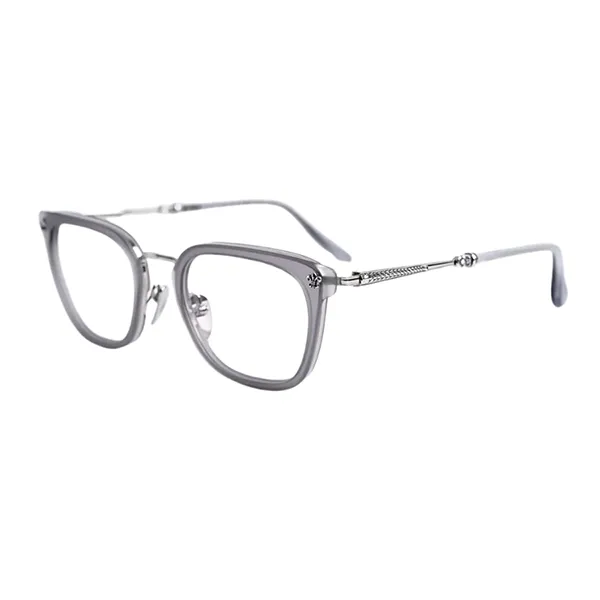 Gọng Kính Nam Chrome Hearts Strapadictome Matte Graphite/SS Eyeglasses Màu Bạc
