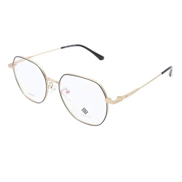 Gọng Kính Unisex Ancci AC34220 C4 Màu Đen/Vàng Gold