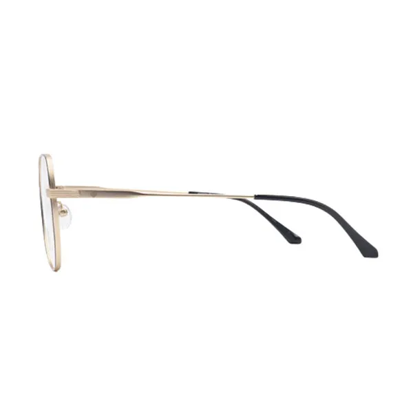 Gọng Kính Unisex Ancci AC34220 C4 Màu Đen/Vàng Gold