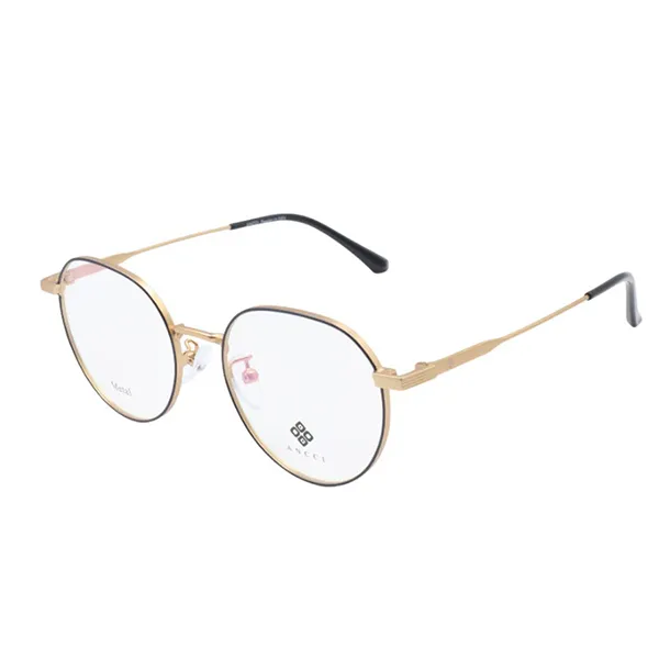 Gọng Kính Unisex Ancci AC34221 C3 Màu Đen - Vàng
